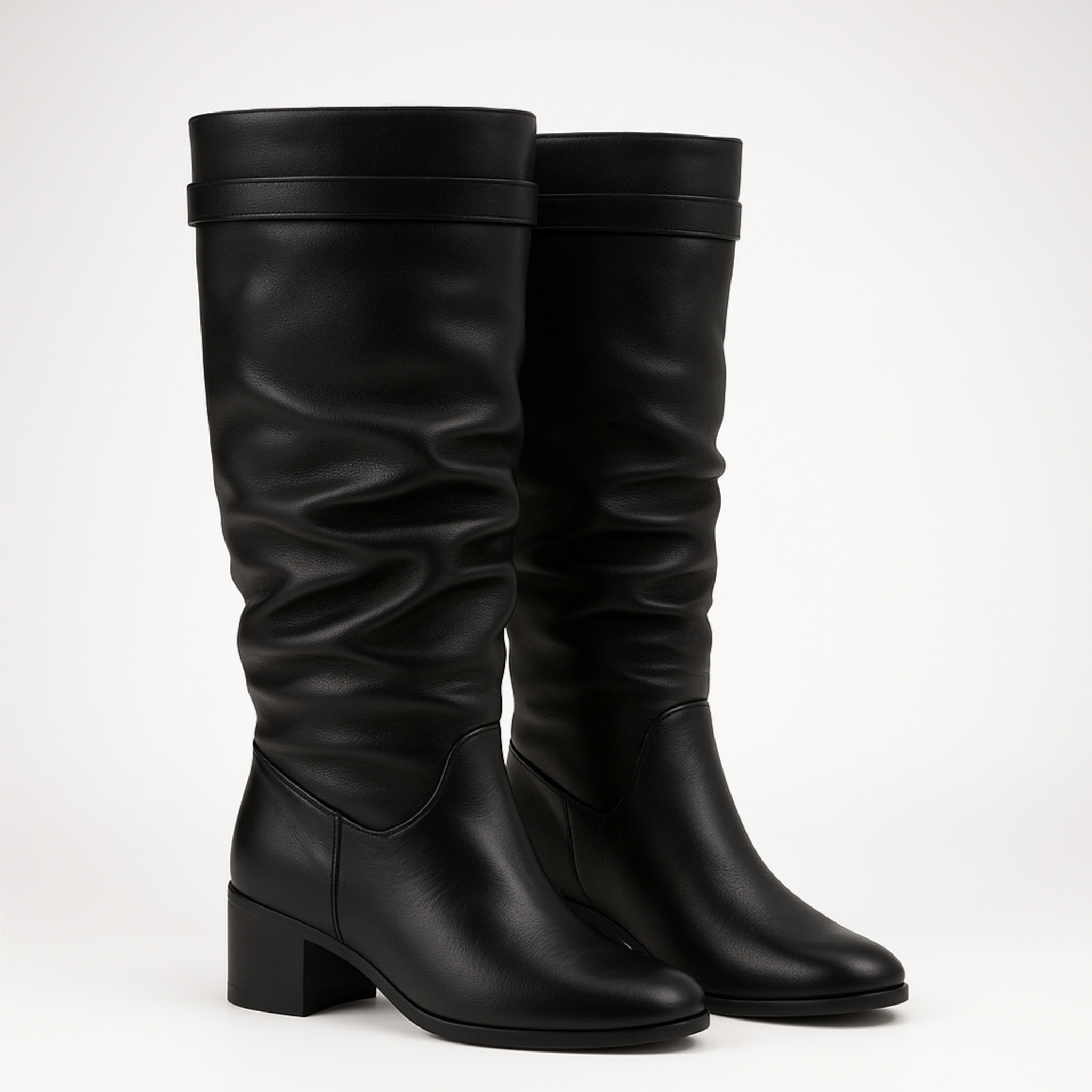 Boots, autumn winter, short and white, brown, black, high boots, ladies' boots.