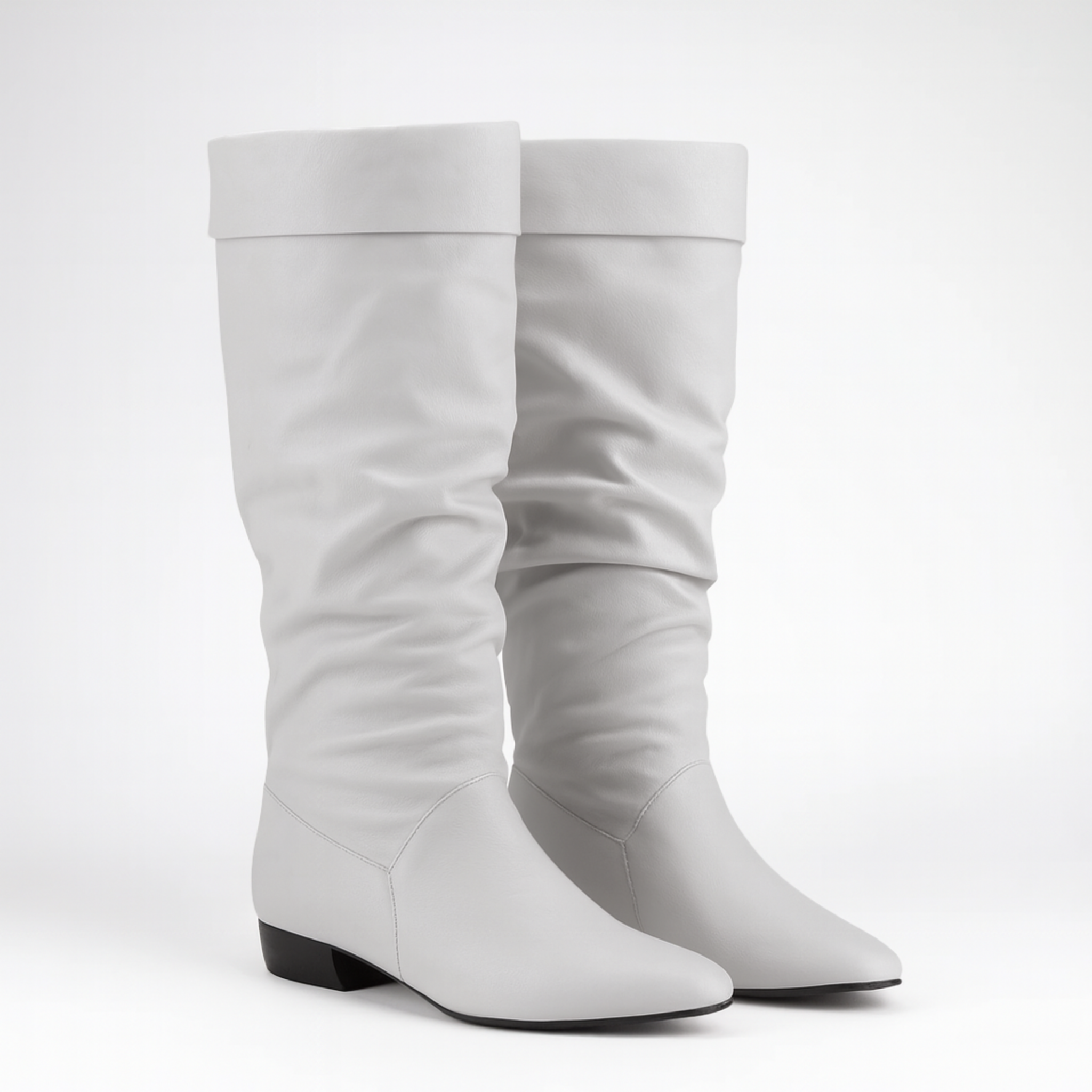 Boots, autumn winter, short and white, brown, black, high boots, ladies' boots.