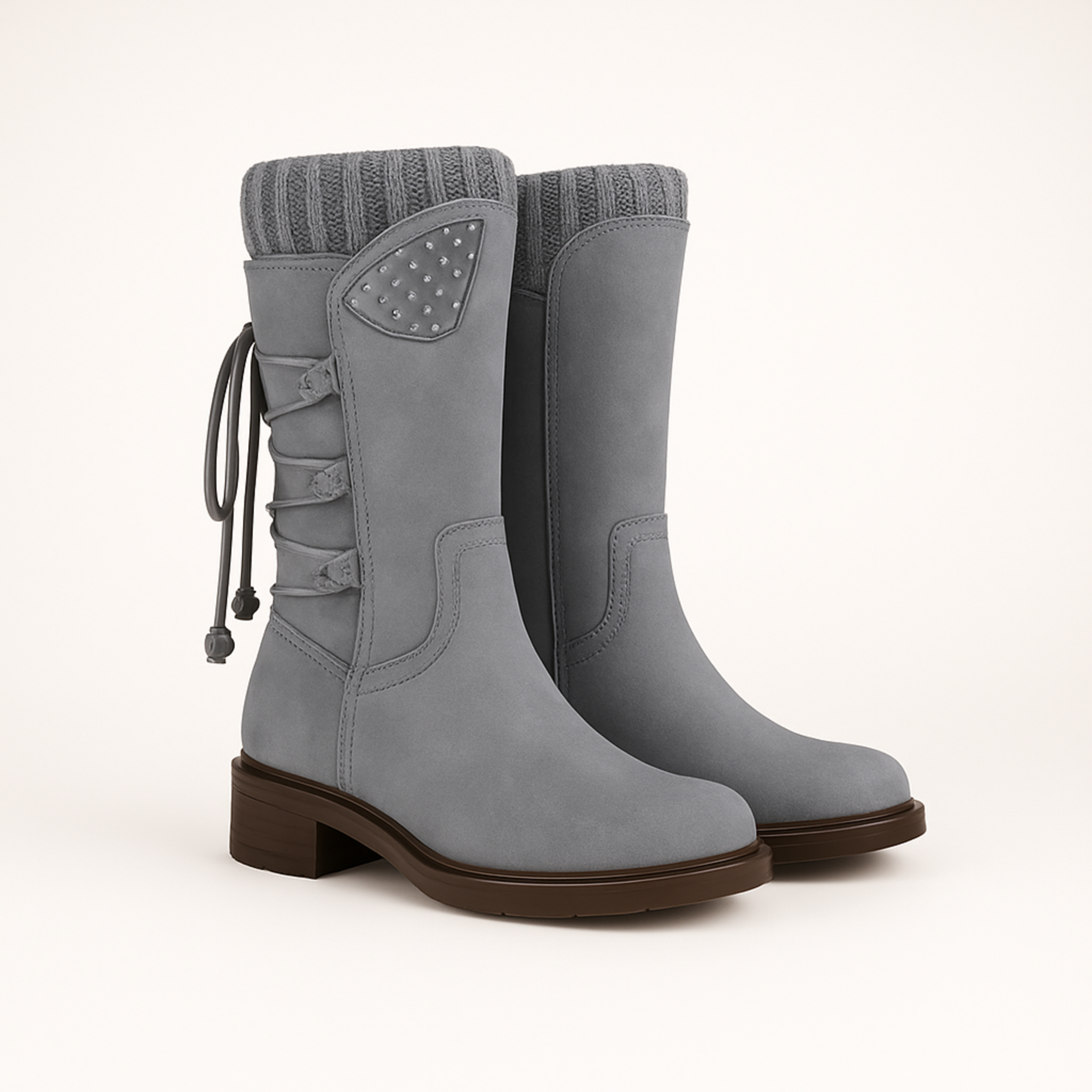 Women Winter Boots Mid-Calf Snow Boots