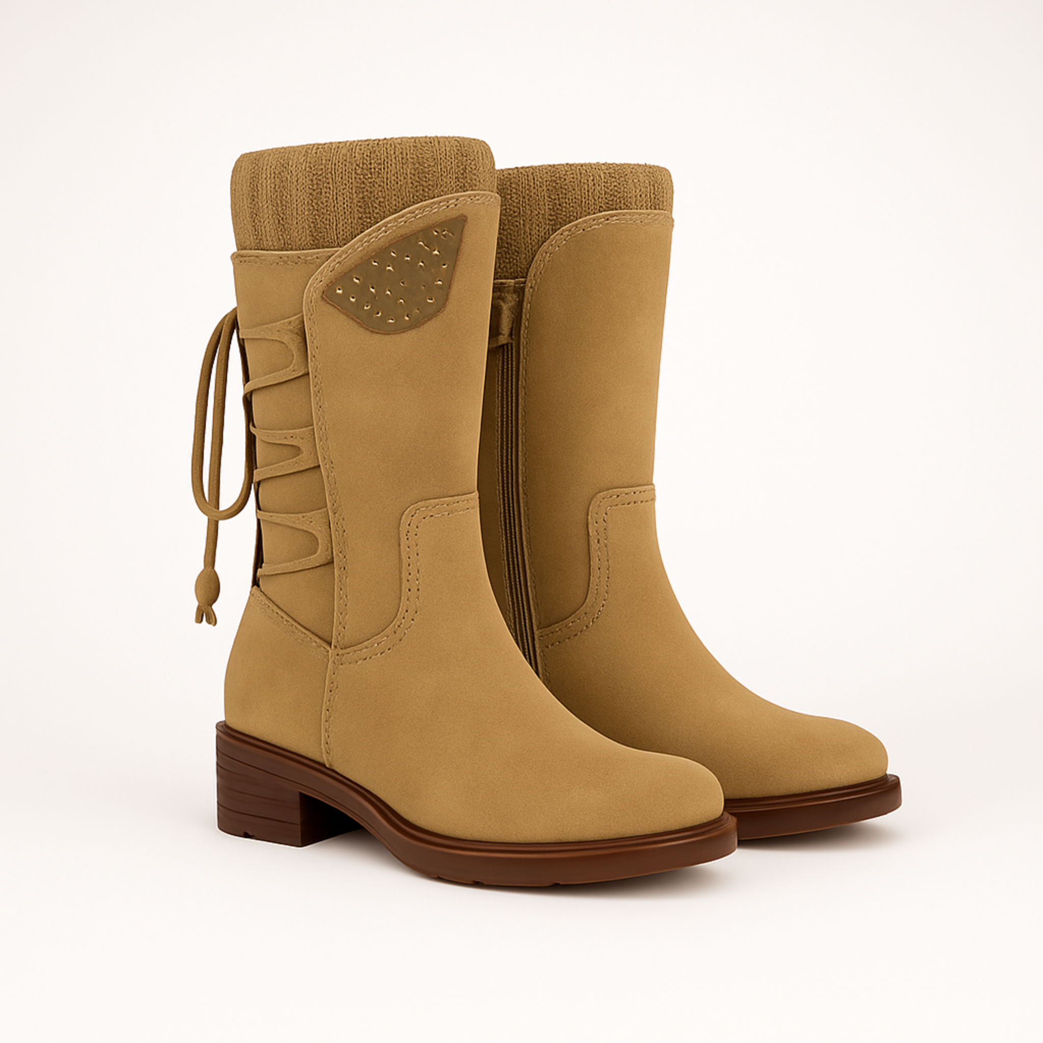 Women Winter Boots Mid-Calf Snow Boots